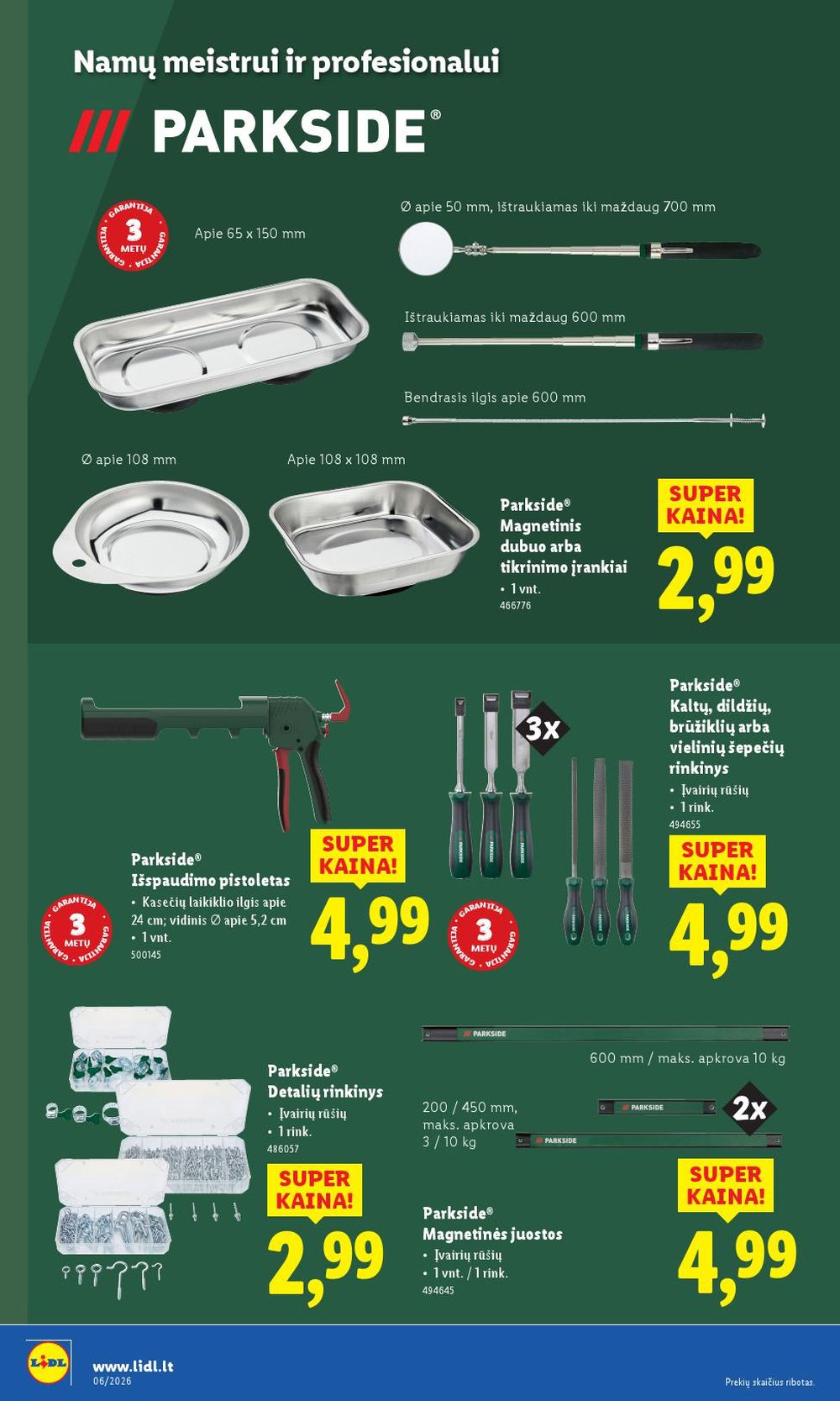 LIDL - Ne maisto prekių pasiūlymai (2026 02 02 - 2026 02 08) | 18