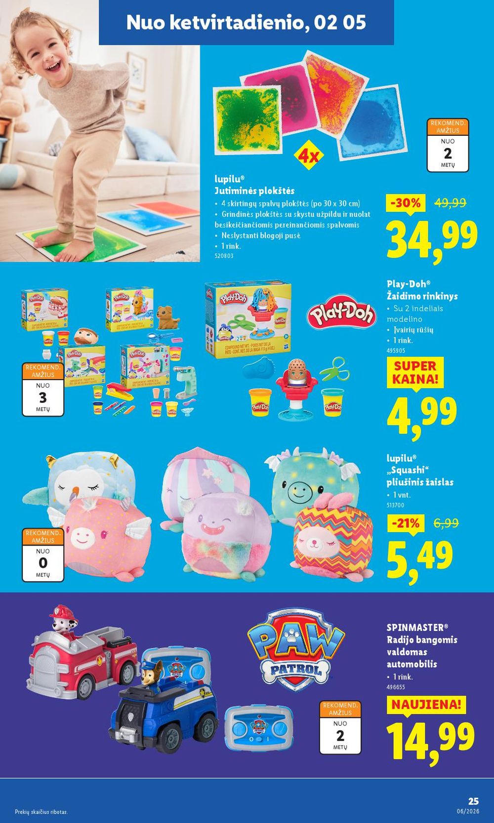 LIDL - Ne maisto prekių pasiūlymai (2026 02 02 - 2026 02 08) | 25