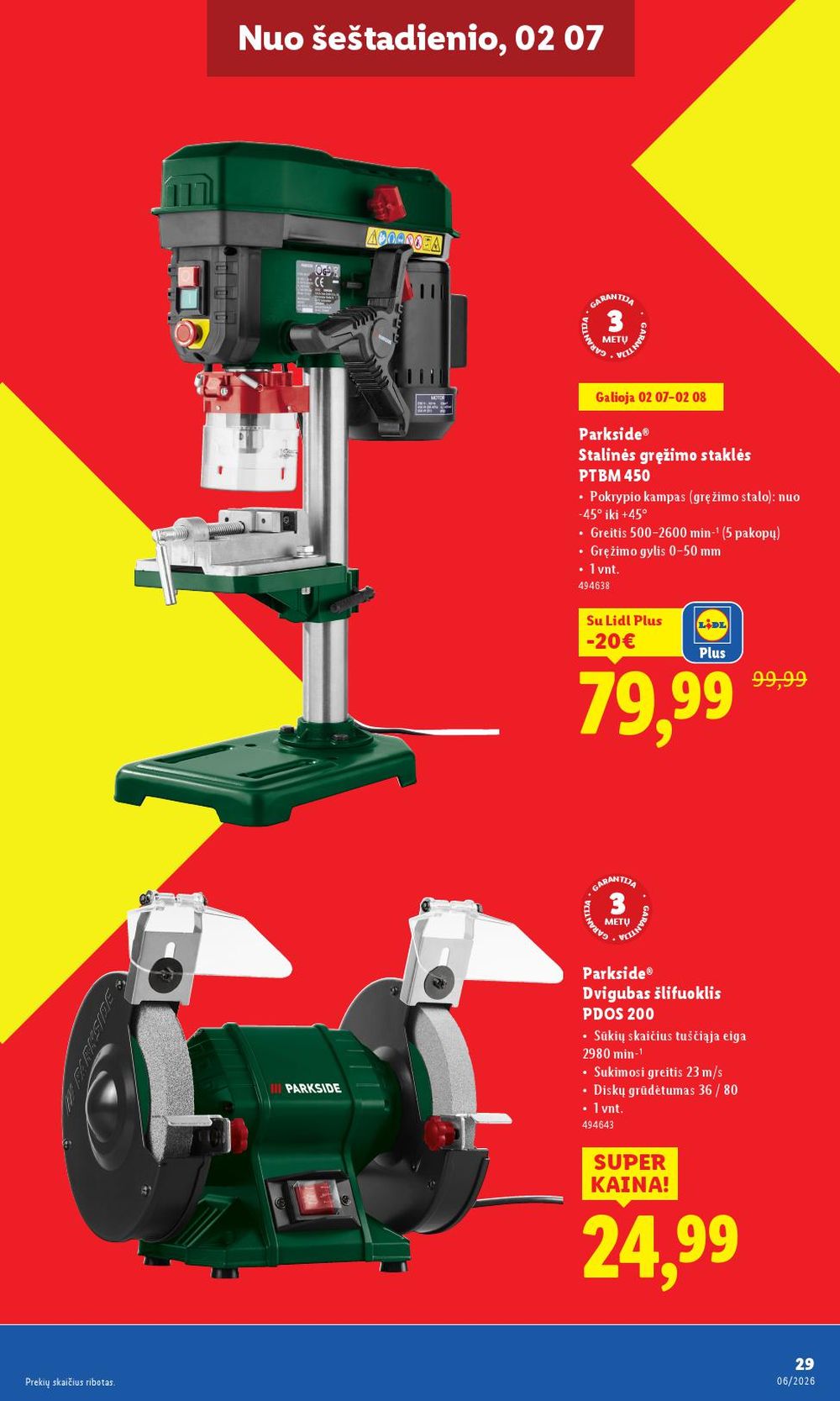 LIDL - Ne maisto prekių pasiūlymai (2026 02 02 - 2026 02 08) | 29