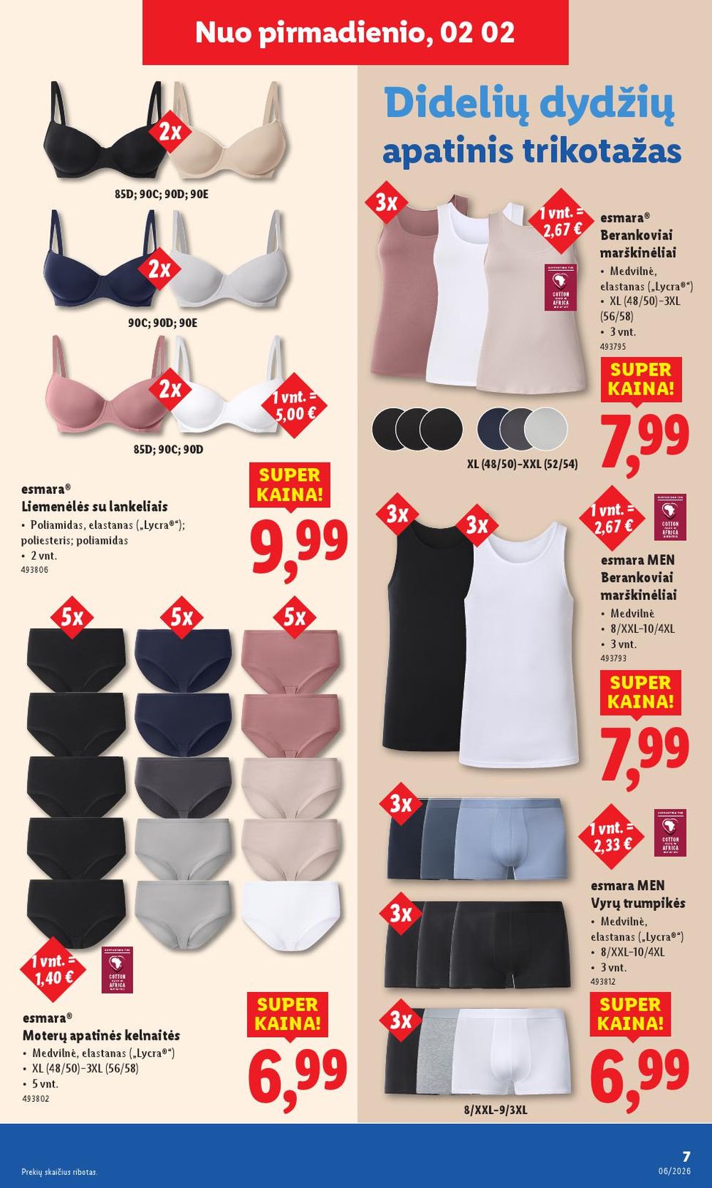 LIDL - Ne maisto prekių pasiūlymai (2026 02 02 - 2026 02 08) | 7