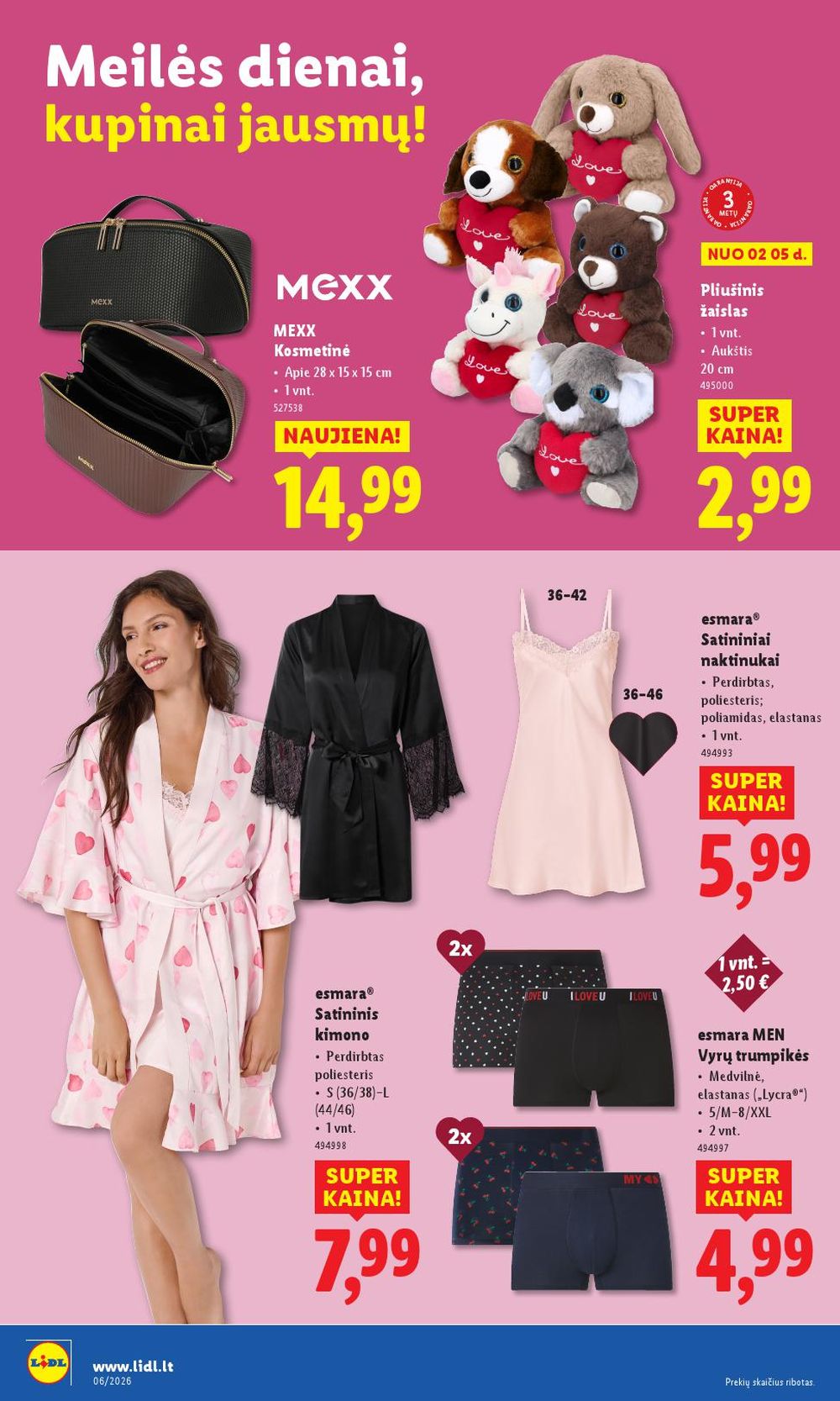 LIDL - Ne maisto prekių pasiūlymai (2026 02 02 - 2026 02 08) | 8