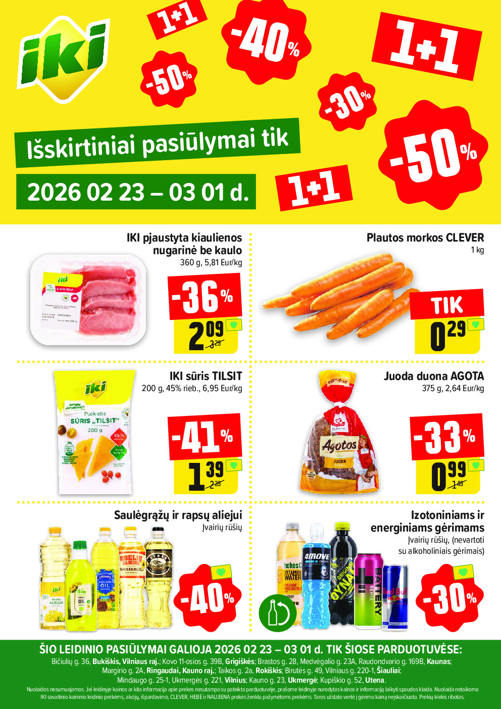 Specialūs pasiūlymai IKI parduotuvės klientams (2026-02-23 - 2026-03-01) | 1