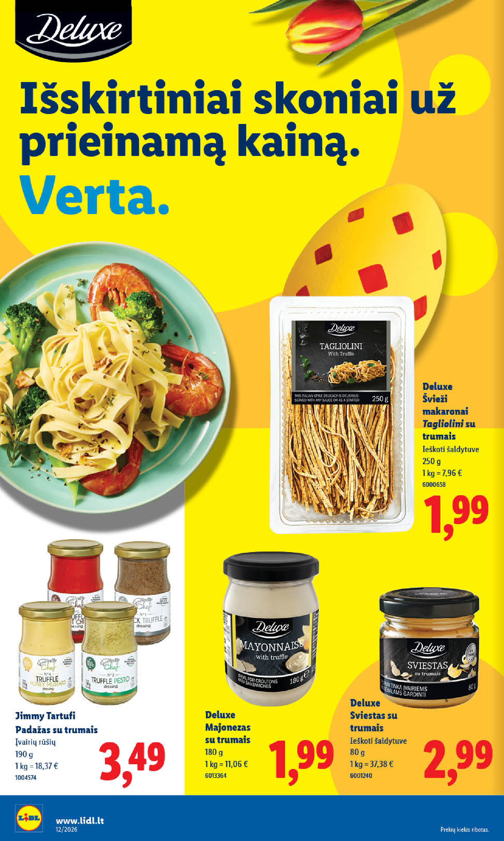 MAISTO PREKIŲ PASIŪLYMAI (2026-03-16 - 2026-03-22) | 12