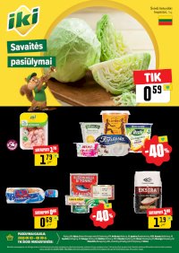 Specialūs pasiūlymai IKI parduotuvės klientams (2026-08-03 - 2026-08-09)