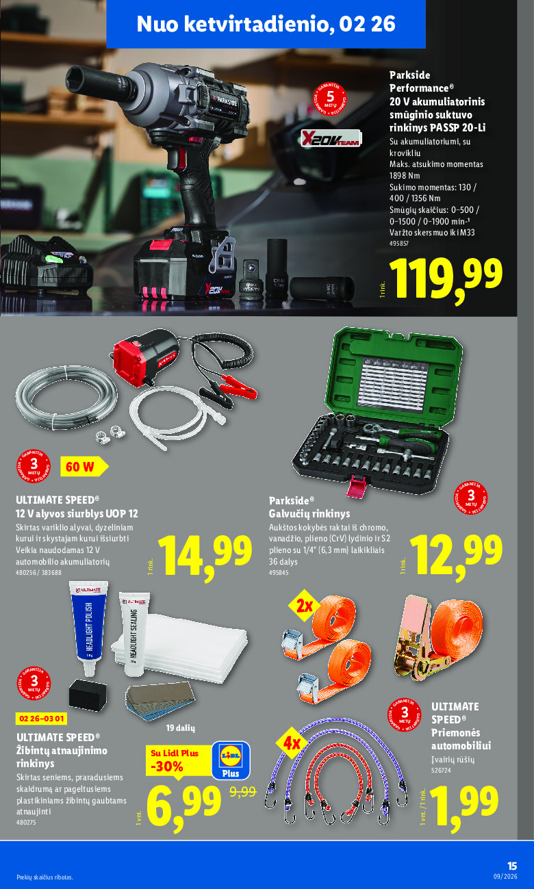 NE MAISTO PREKIŲ PASIŪLYMAI (2026-02-23 - 2026-03-01) | 15