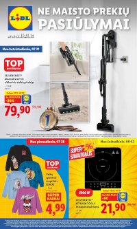 LIDL - Ne maisto prekių pasiūlymai (2025 07 28 - 2025 08 03)