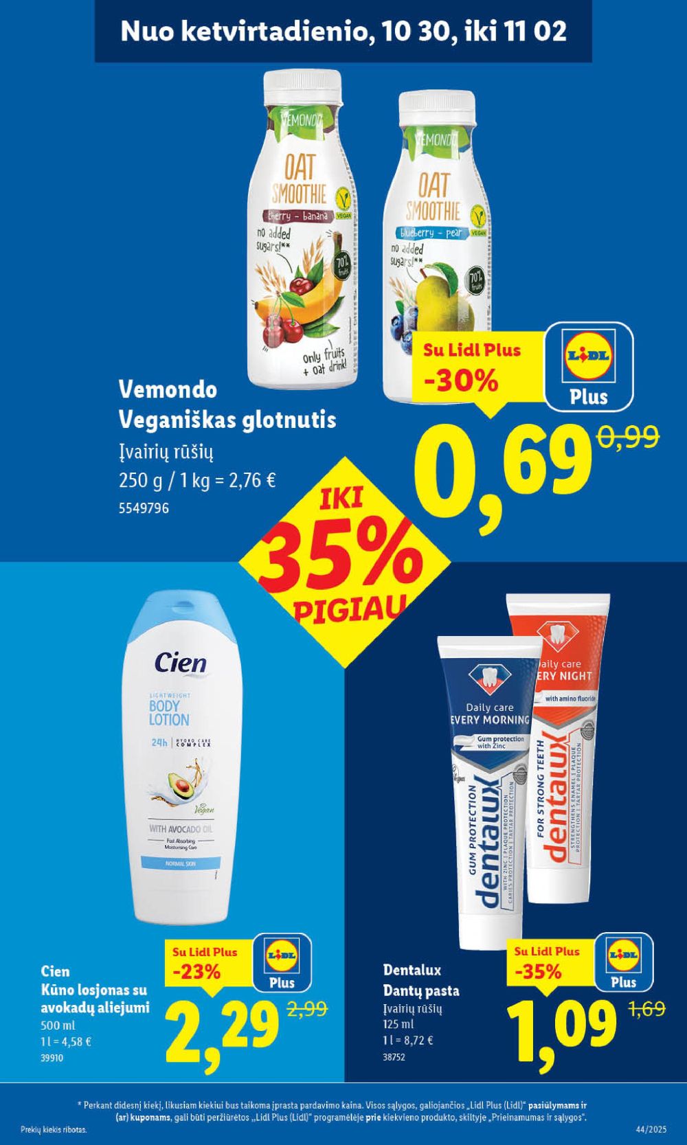 LIDL - Maisto prekių pasiūlymai (2025 10 30 - 2025 11 02) | 11