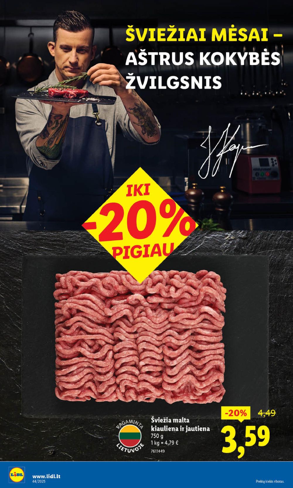 LIDL - Maisto prekių pasiūlymai (2025 10 30 - 2025 11 02) | 16