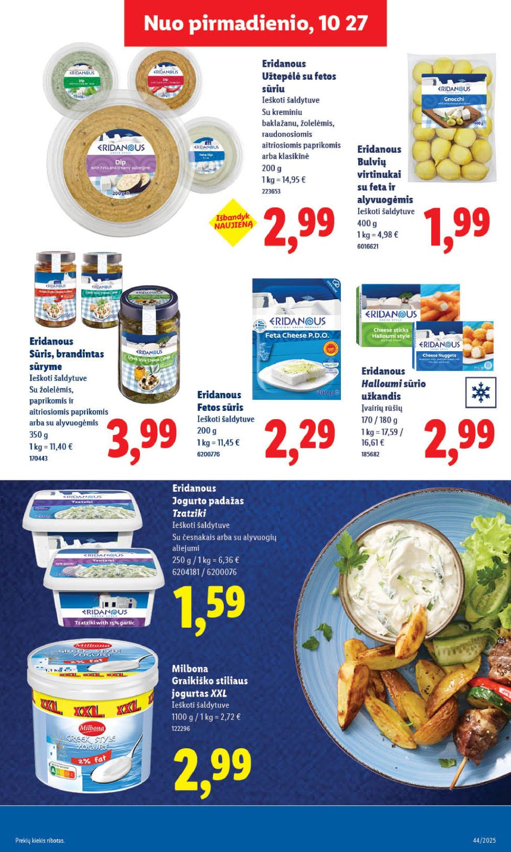 LIDL - Maisto prekių pasiūlymai (2025 10 30 - 2025 11 02) | 19