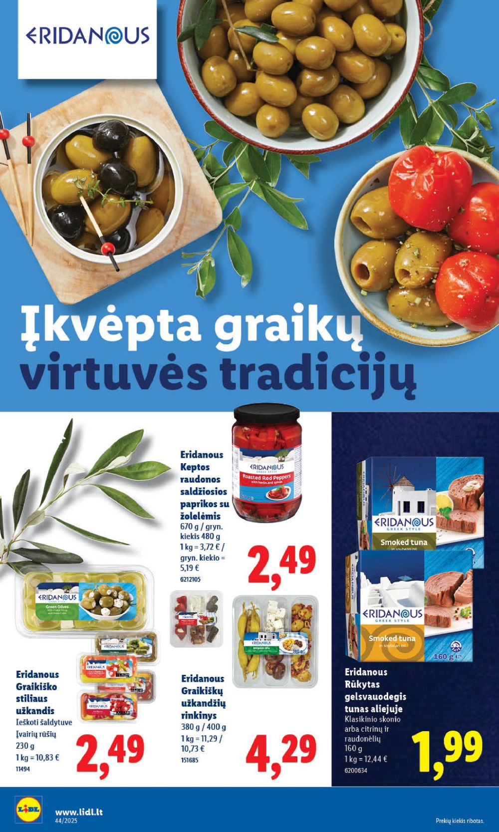 LIDL - Maisto prekių pasiūlymai (2025 10 30 - 2025 11 02) | 20