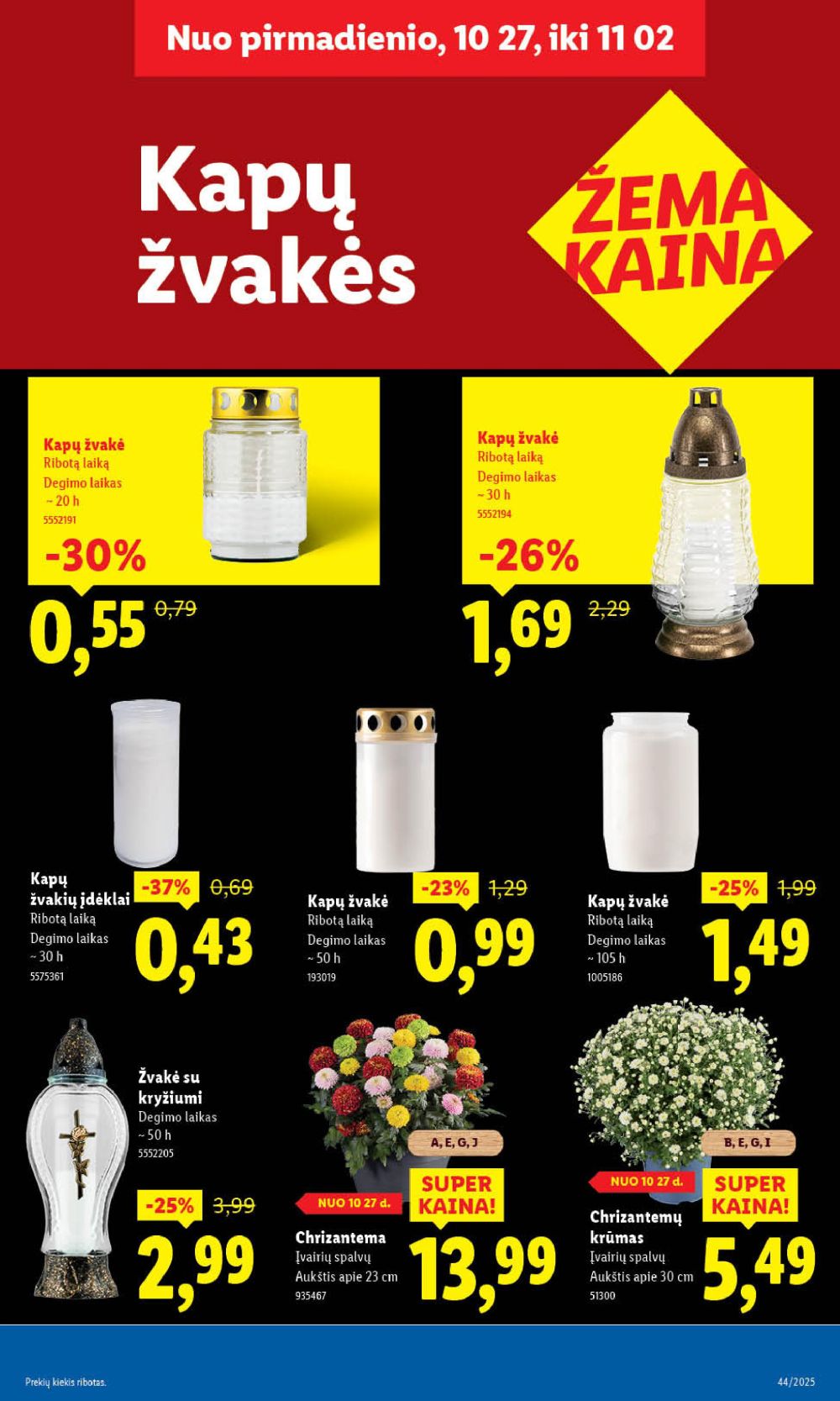 LIDL - Maisto prekių pasiūlymai (2025 10 30 - 2025 11 02) | 3