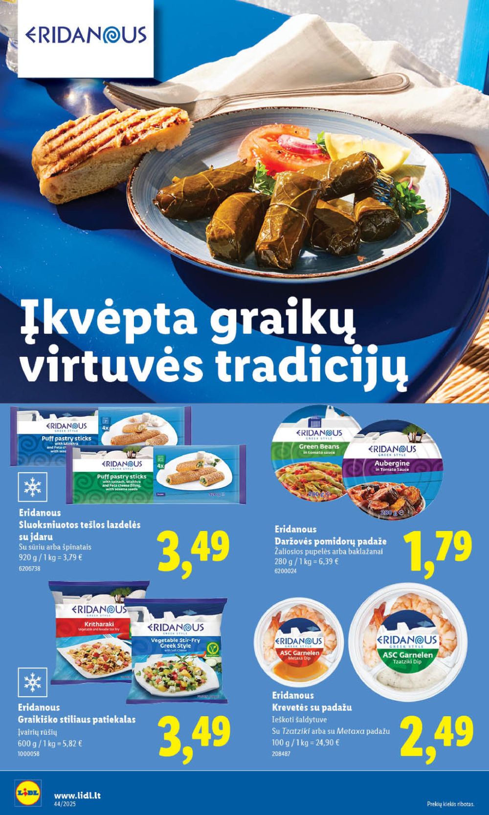 LIDL - Maisto prekių pasiūlymai (2025 10 30 - 2025 11 02) | 22