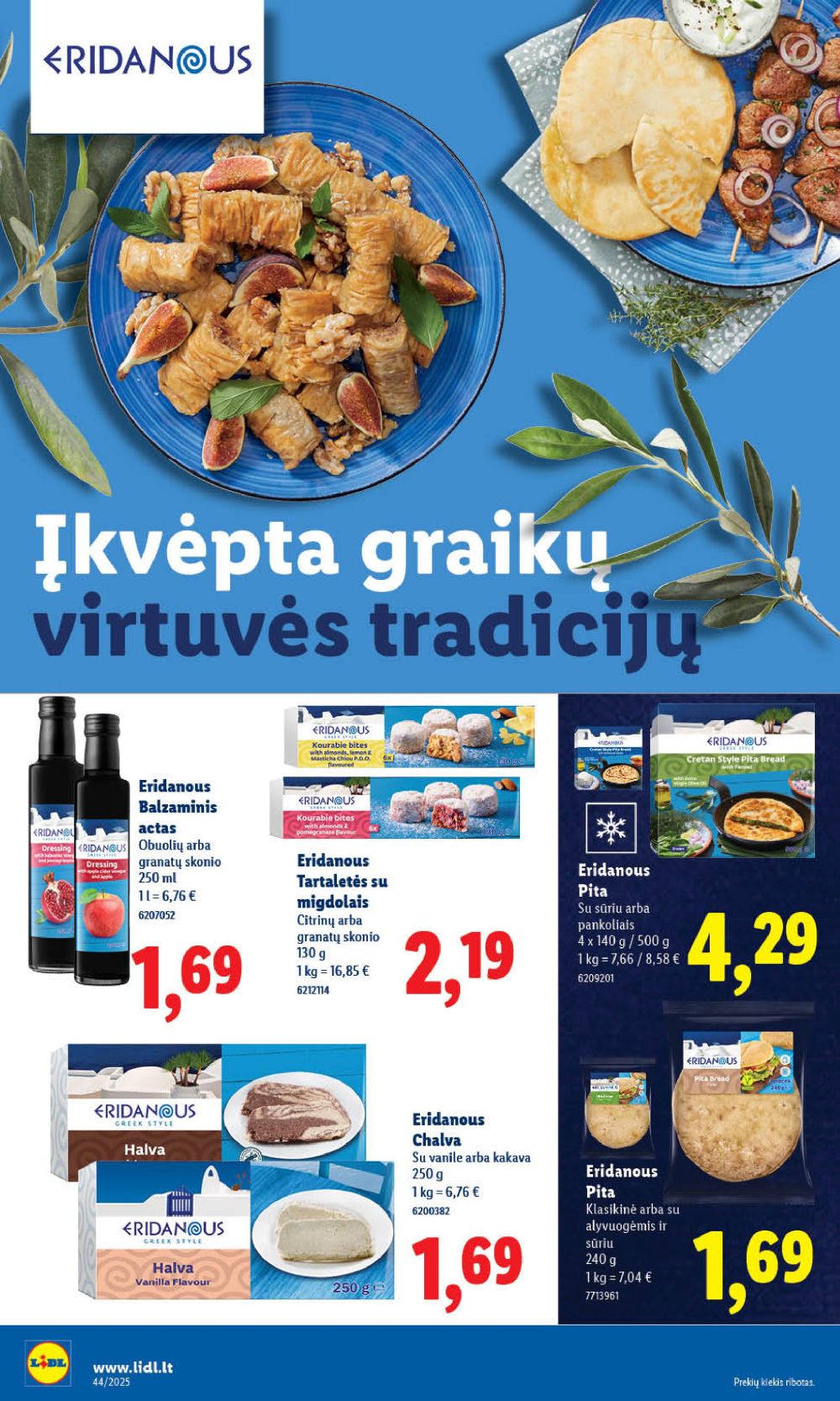 LIDL - Maisto prekių pasiūlymai (2025 10 30 - 2025 11 02) | 24