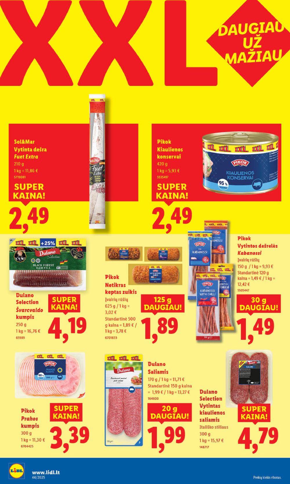LIDL - Maisto prekių pasiūlymai (2025 10 30 - 2025 11 02) | 26
