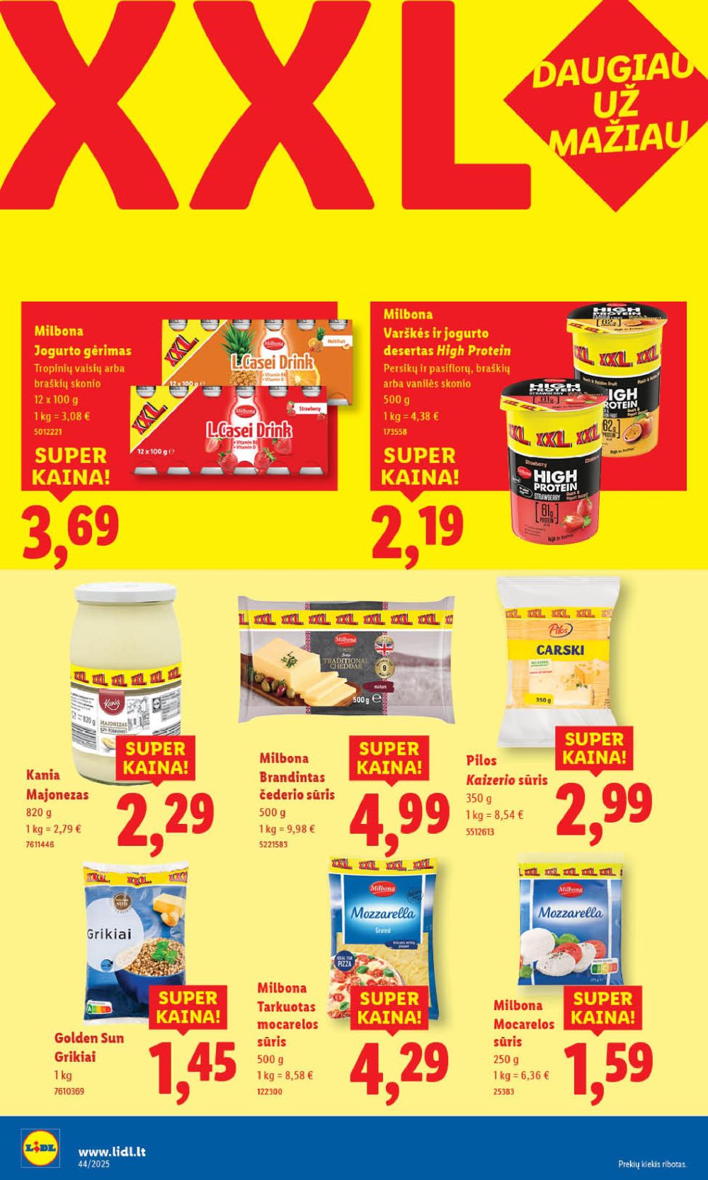 LIDL - Maisto prekių pasiūlymai (2025 10 30 - 2025 11 02) | 28