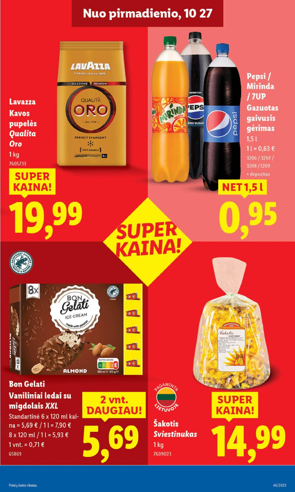 LIDL - Maisto prekių pasiūlymai (2025 10 30 - 2025 11 02) | 37