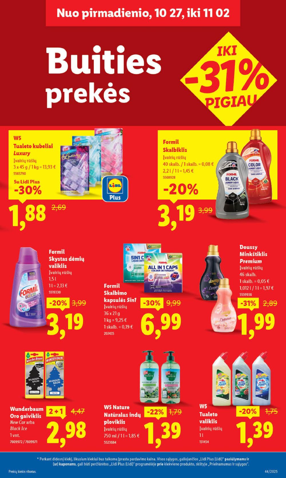 LIDL - Maisto prekių pasiūlymai (2025 10 30 - 2025 11 02) | 51