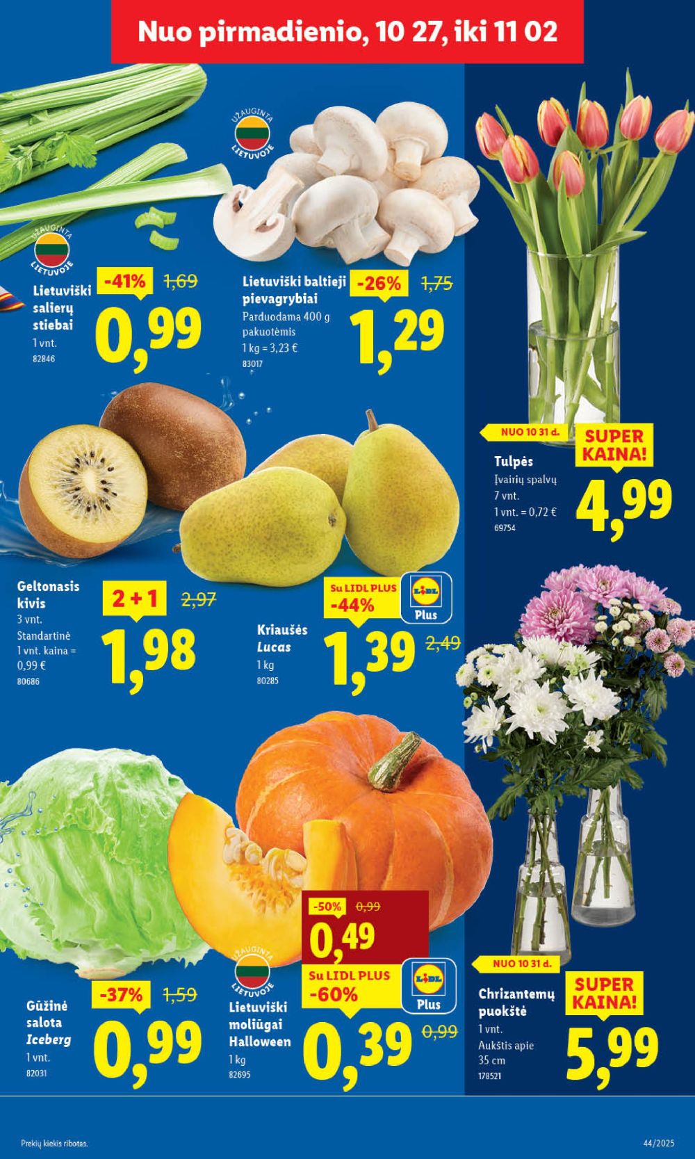 LIDL - Maisto prekių pasiūlymai (2025 10 30 - 2025 11 02) | 7