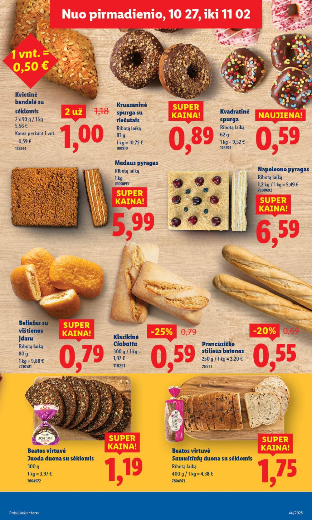 LIDL - Maisto prekių pasiūlymai (2025 10 30 - 2025 11 02) | 9
