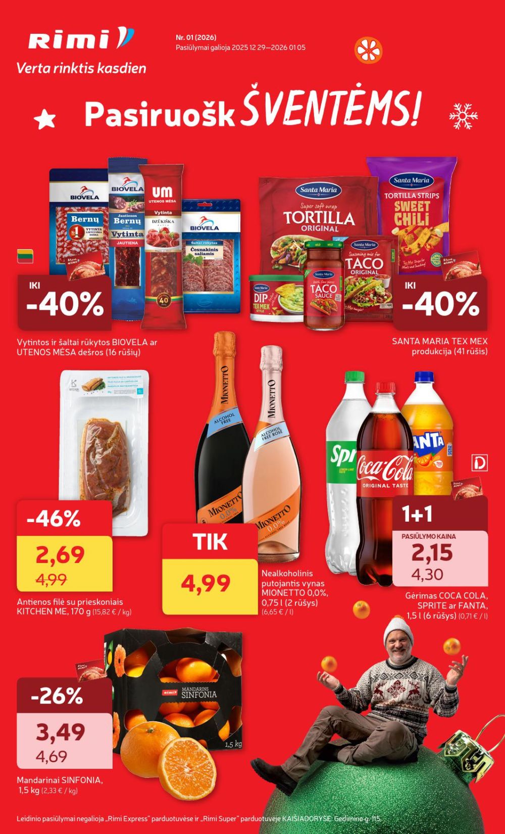 RIMI - Leidinys Nr.1 (2025 12 29 - 2026 01 05) | 1
