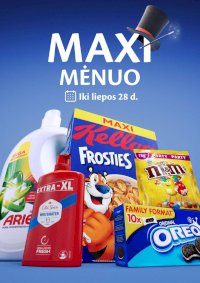 MAXIMA - MAXI MĖNUO (2025 07 01 - 2025 07 28)