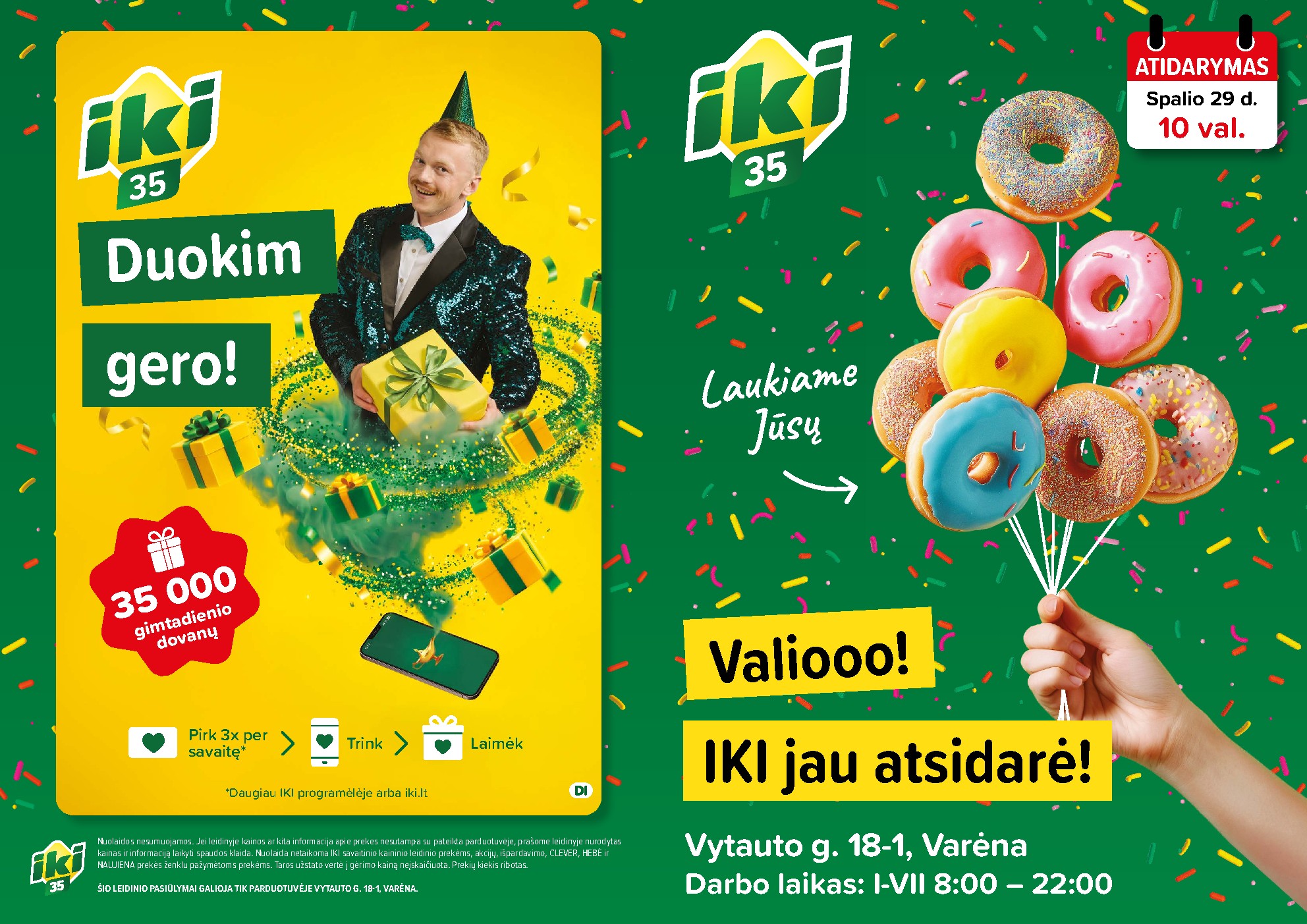 Specialūs pasiūlymai IKI Universalinė parduotuvės klientams (2026-10-29 - 2026-11-01) | 1