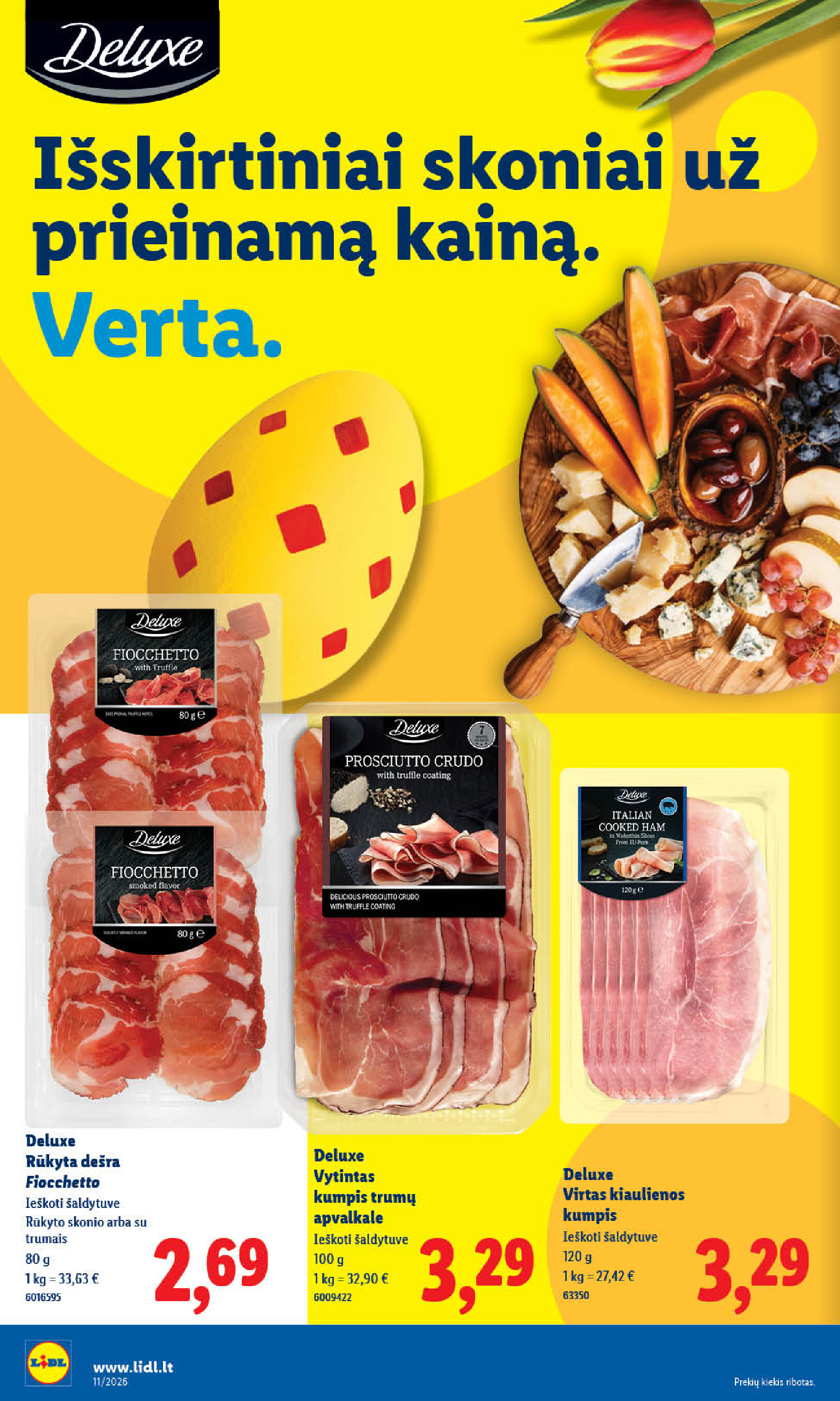 MAISTO PREKIŲ PASIŪLYMAI (2026-03-09 - 2026-03-15) | 10