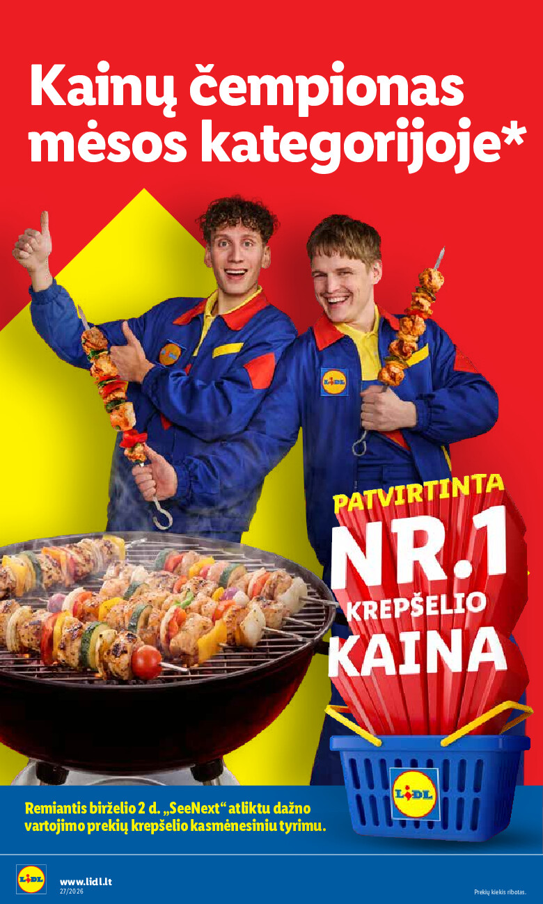 MAISTO PREKIŲ PASIŪLYMAI (2026-06-29 - 2026-07-05) | 2