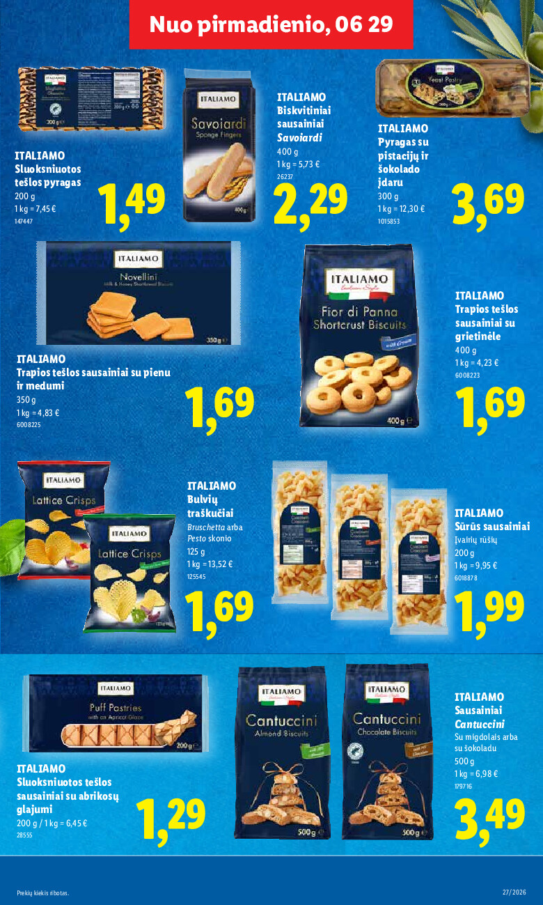 MAISTO PREKIŲ PASIŪLYMAI (2026-06-29 - 2026-07-05) | 21