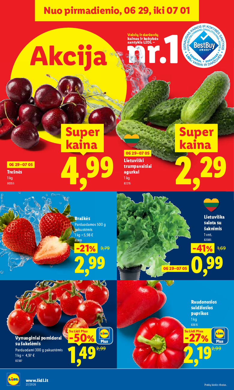 MAISTO PREKIŲ PASIŪLYMAI (2026-06-29 - 2026-07-05) | 4