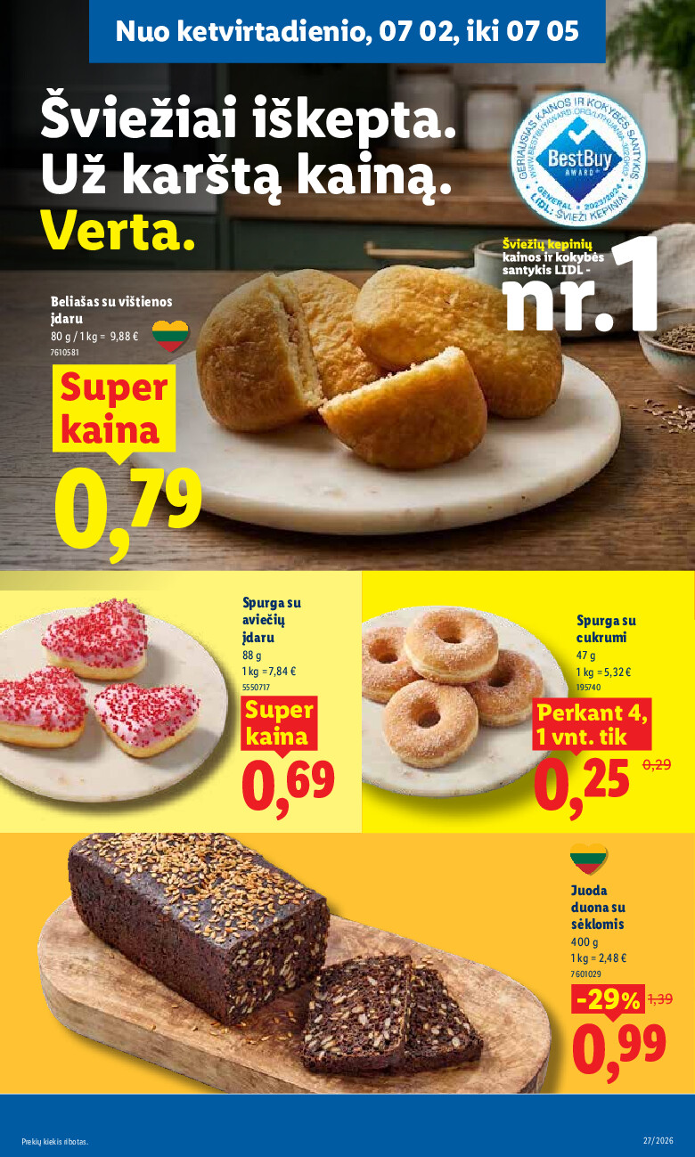MAISTO PREKIŲ PASIŪLYMAI (2026-06-29 - 2026-07-05) | 37
