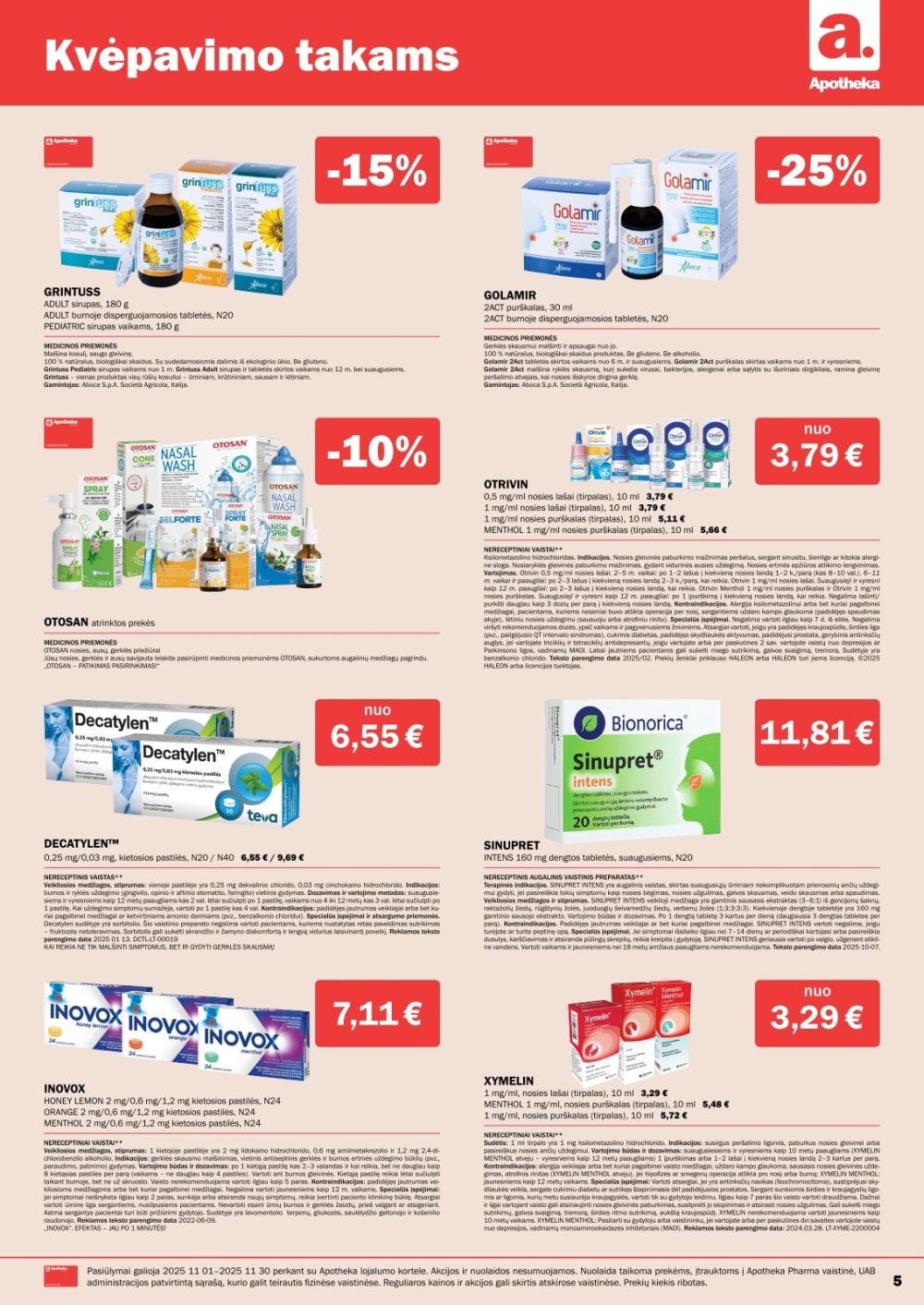 APOTHEKA (2025 11 01 - 2025 11 30) | 5
