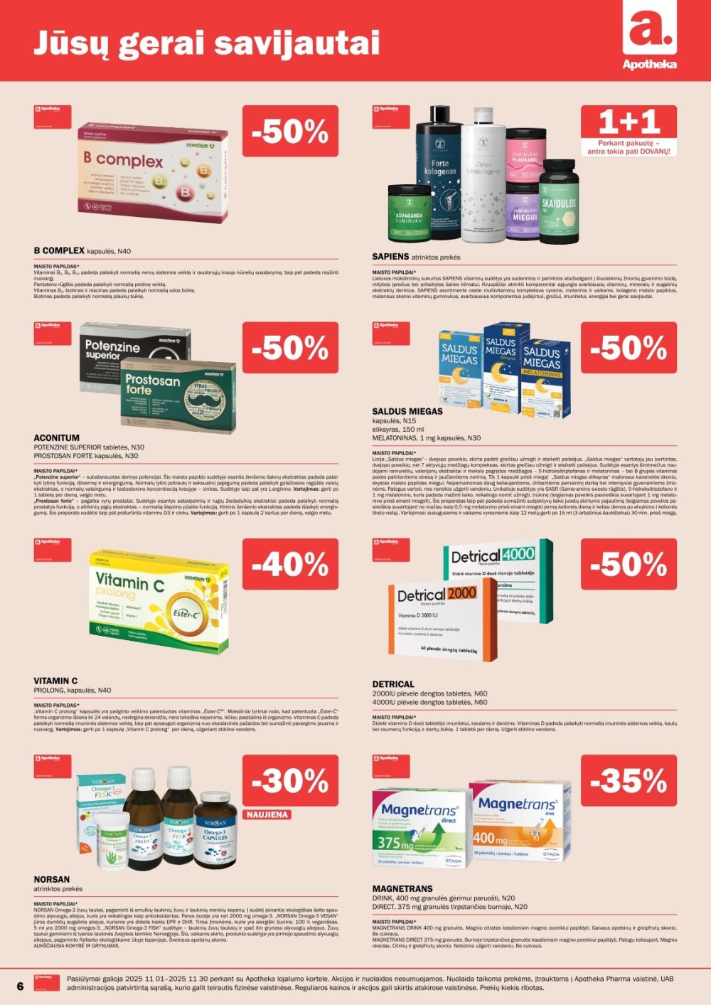 APOTHEKA (2025 11 01 - 2025 11 30) | 6