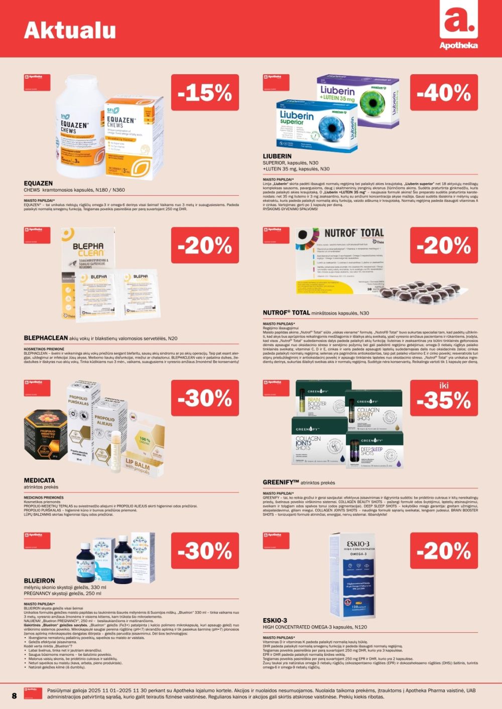 APOTHEKA (2025 11 01 - 2025 11 30) | 8