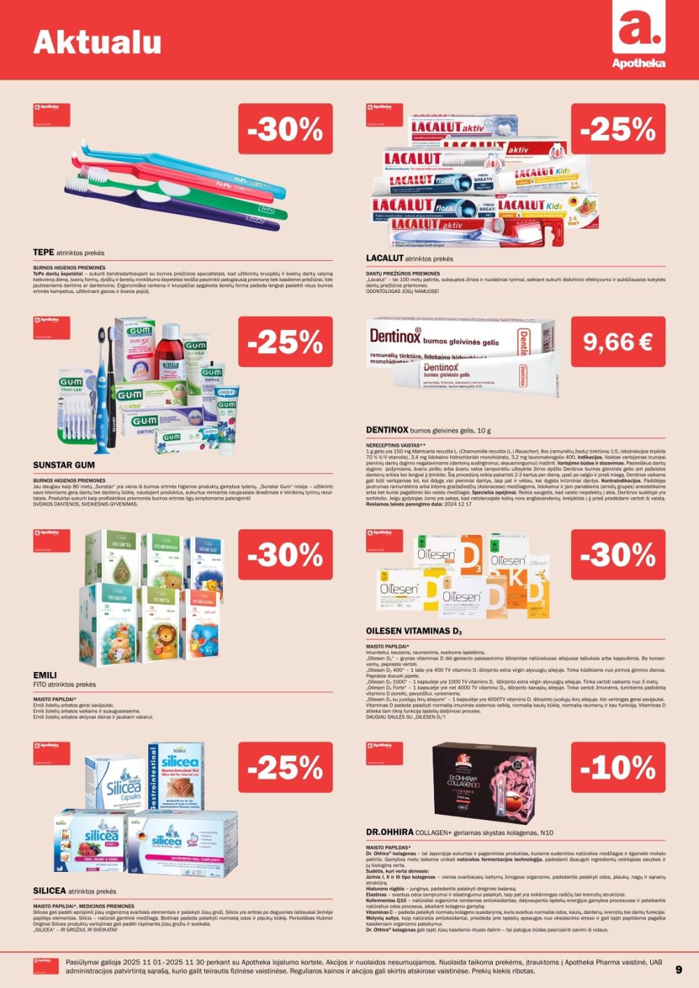 APOTHEKA (2025 11 01 - 2025 11 30) | 9