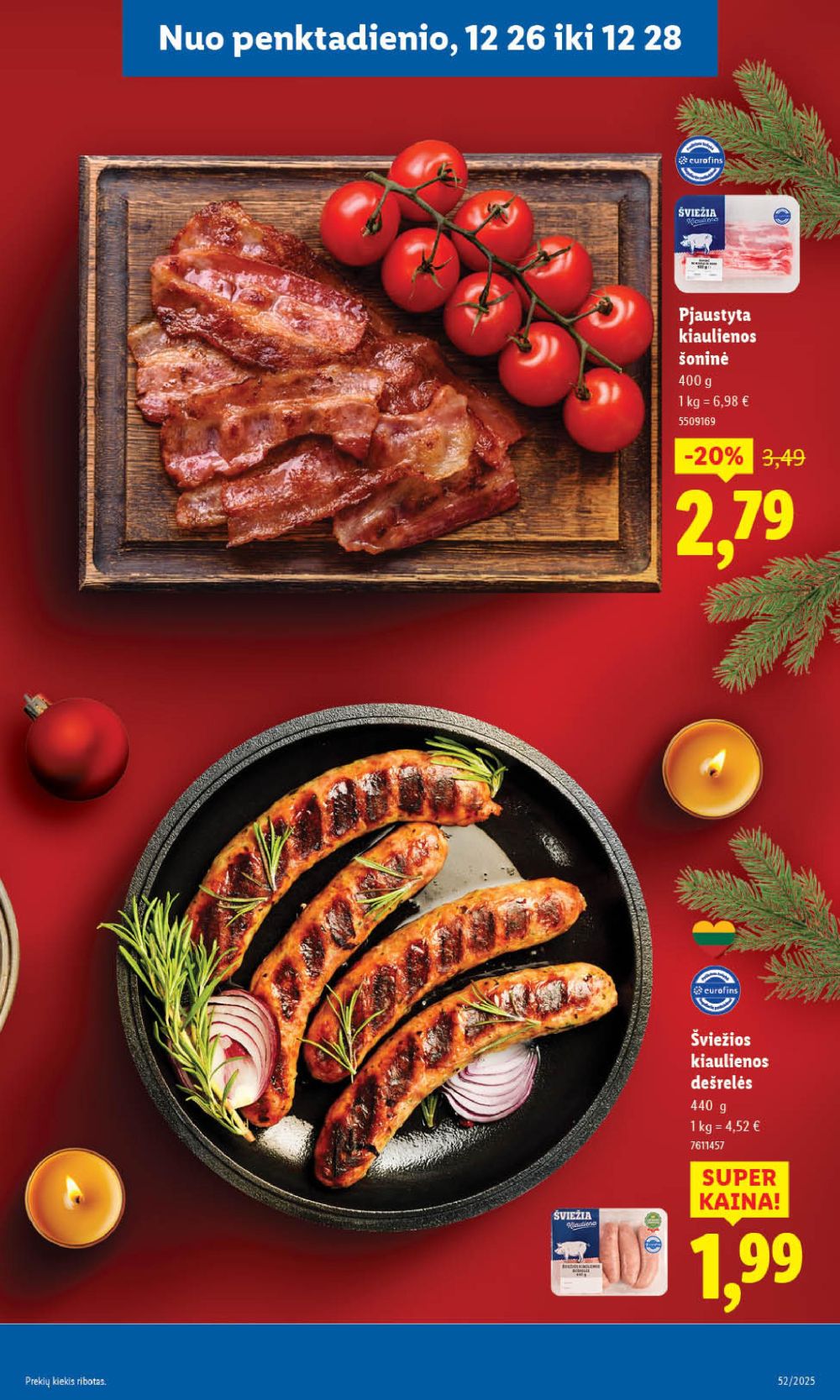 LIDL - Maisto prekių pasiūlymai (2025 12 26 - 2025 12 28) | 11