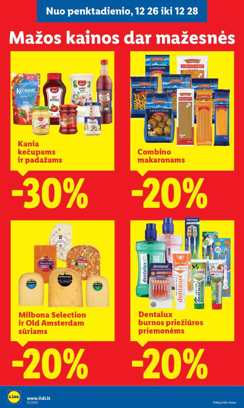 LIDL - Maisto prekių pasiūlymai (2025 12 26 - 2025 12 28) | 13