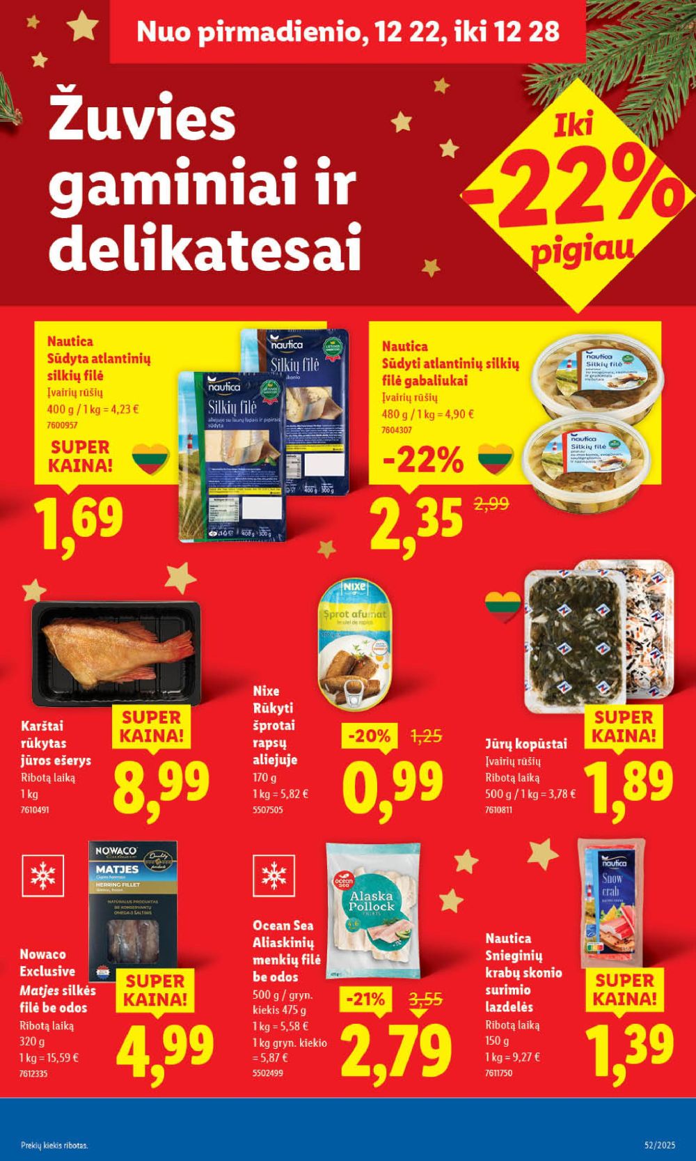 LIDL - Maisto prekių pasiūlymai (2025 12 26 - 2025 12 28) | 31