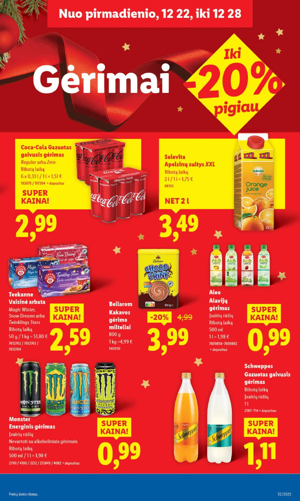 LIDL - Maisto prekių pasiūlymai (2025 12 26 - 2025 12 28) | 35