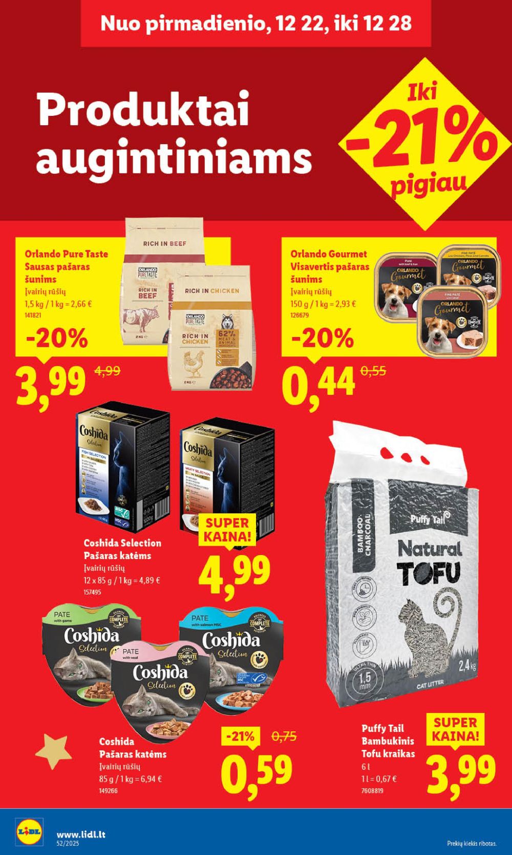 LIDL - Maisto prekių pasiūlymai (2025 12 26 - 2025 12 28) | 46