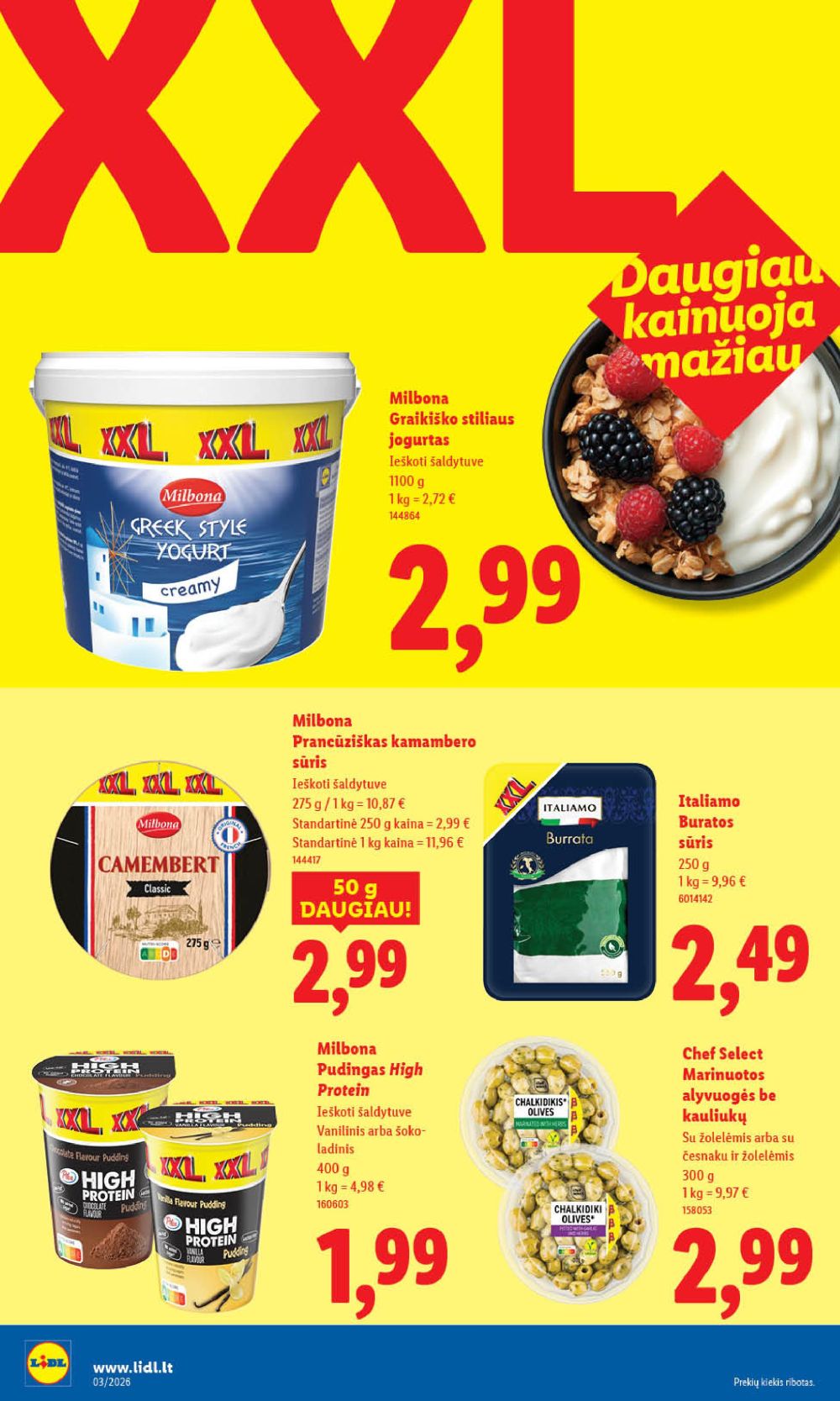 LIDL - Maisto prekių pasiūlymai (2026 01 12 - 2026 01 18) | 18
