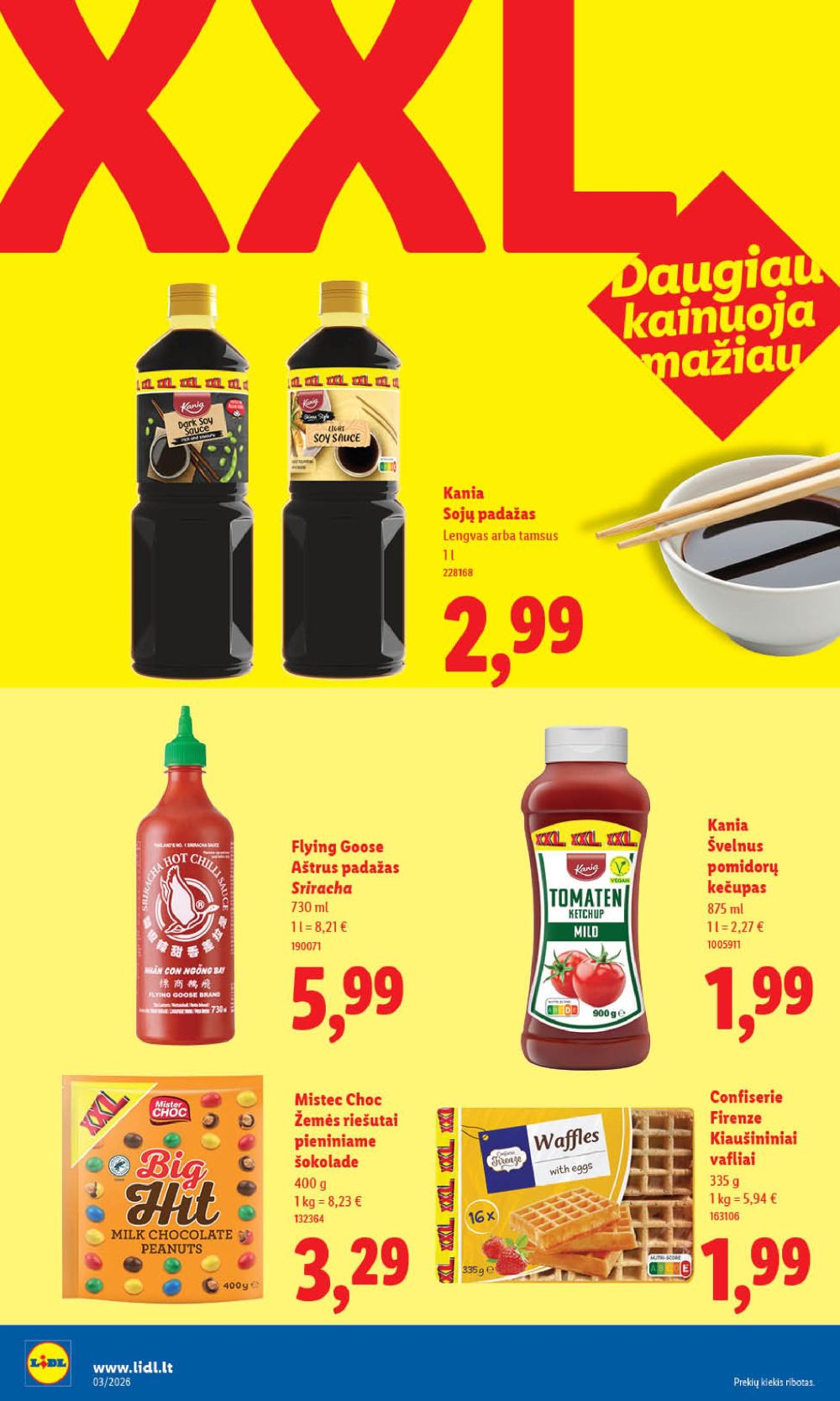 LIDL - Maisto prekių pasiūlymai (2026 01 12 - 2026 01 18) | 20