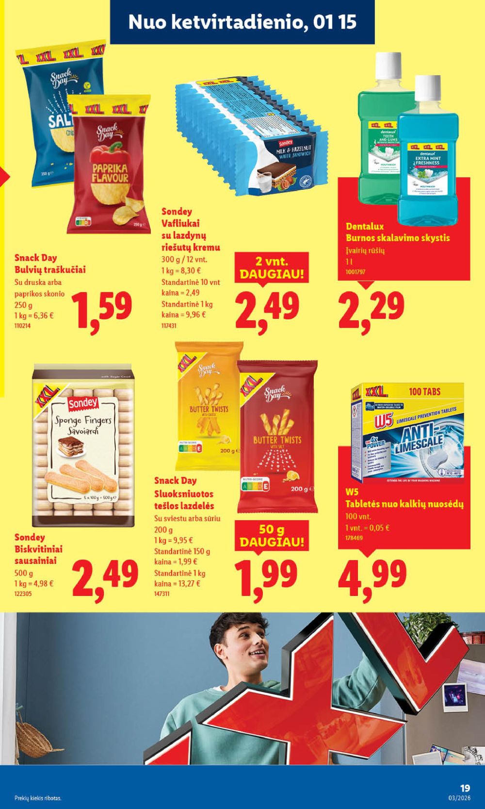 LIDL - Maisto prekių pasiūlymai (2026 01 12 - 2026 01 18) | 21