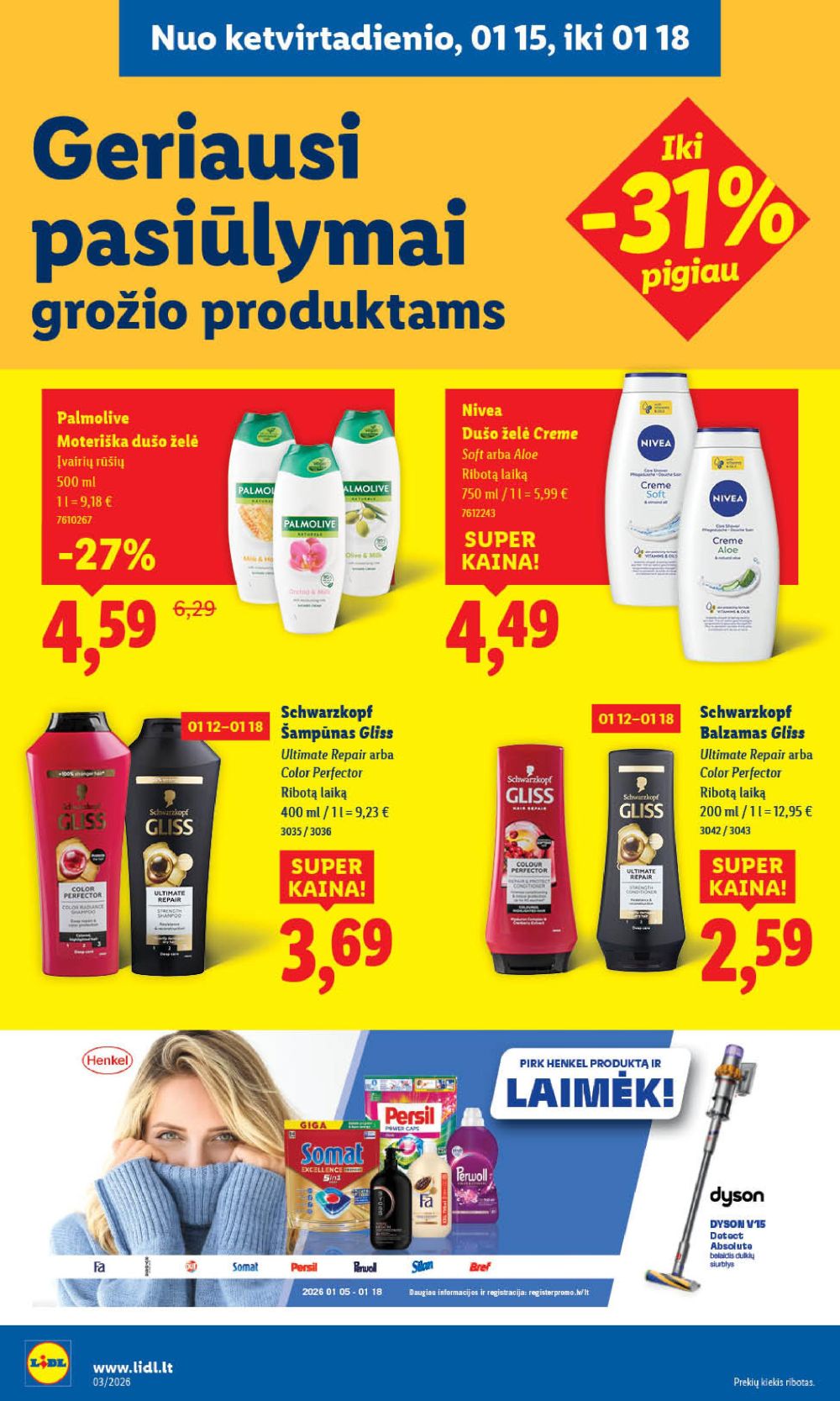 LIDL - Maisto prekių pasiūlymai (2026 01 12 - 2026 01 18) | 22