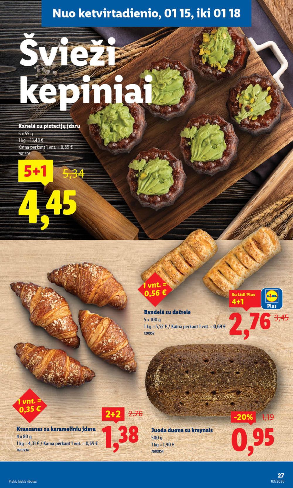LIDL - Maisto prekių pasiūlymai (2026 01 12 - 2026 01 18) | 29