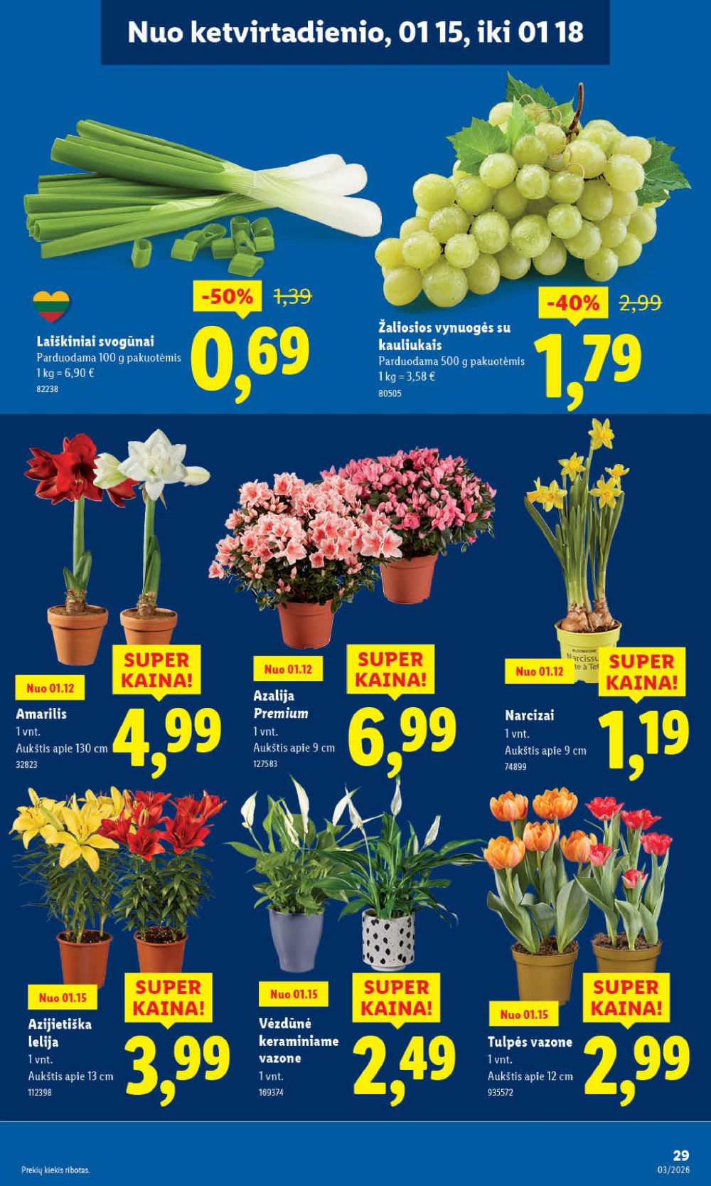 LIDL - Maisto prekių pasiūlymai (2026 01 12 - 2026 01 18) | 31