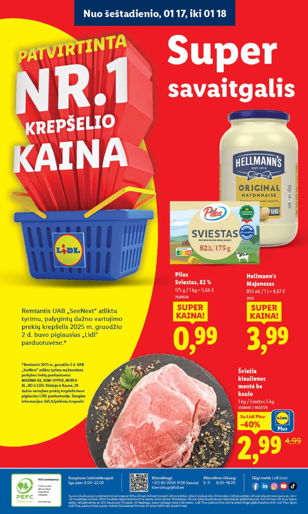LIDL - Maisto prekių pasiūlymai (2026 01 12 - 2026 01 18) | 34