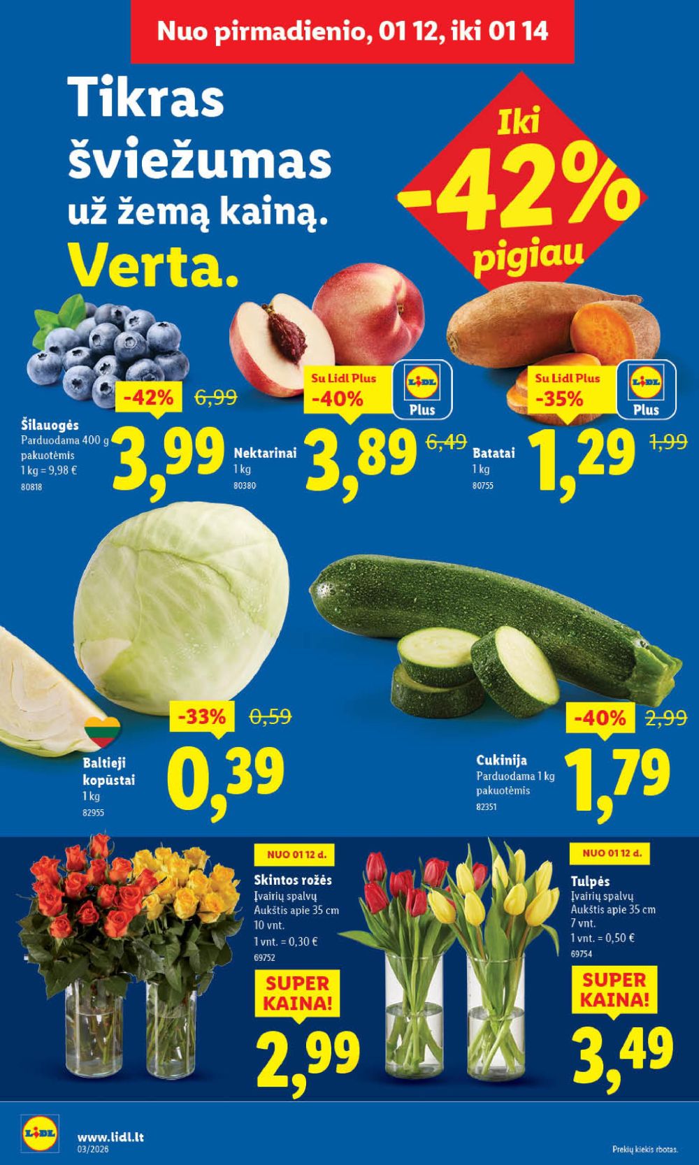LIDL - Maisto prekių pasiūlymai (2026 01 12 - 2026 01 18) | 6