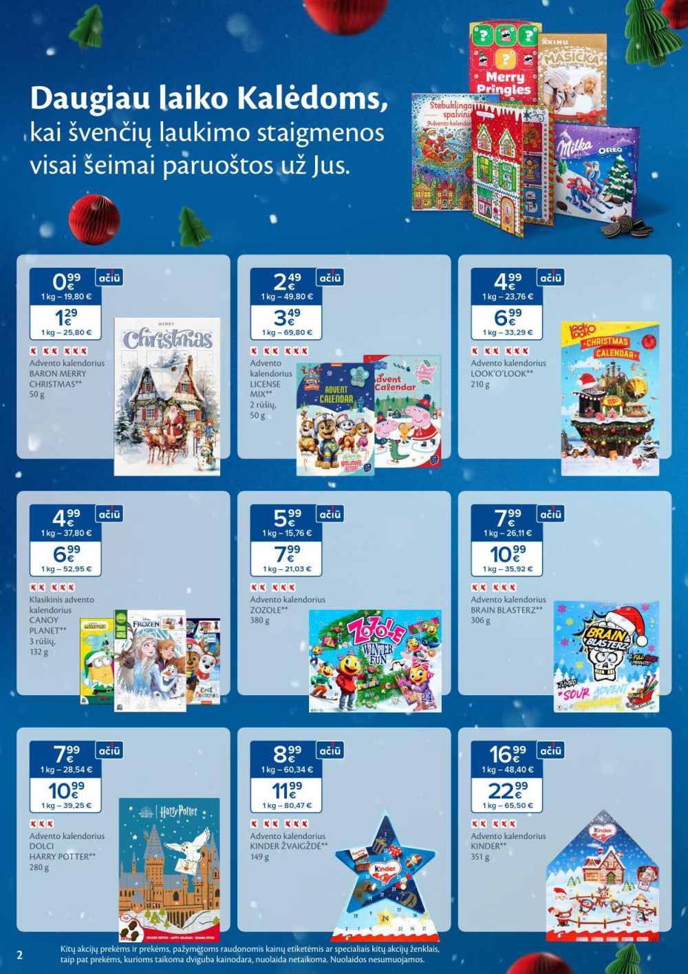 MAXIMA - Daugiau laiko Kalėdoms (2025 11 04 - 2026 01 03) | 2