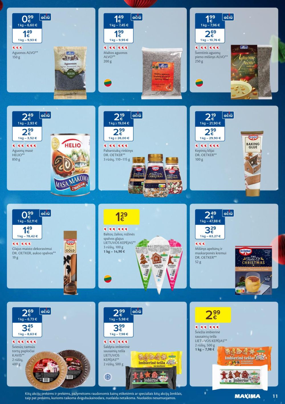 MAXIMA - Daugiau laiko Kalėdoms (2025 11 04 - 2026 01 03) | 11